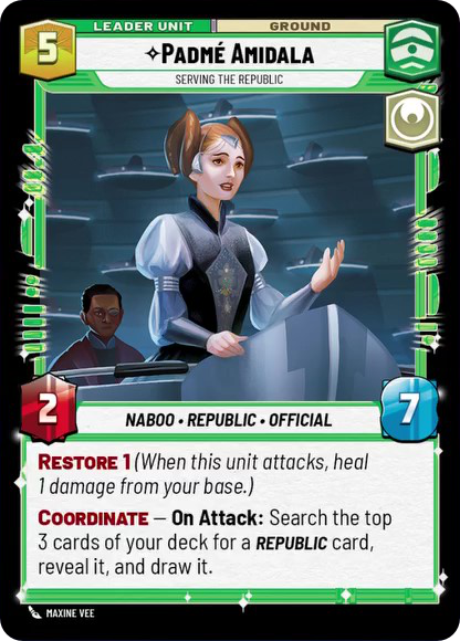 Padmé Amidala card image.