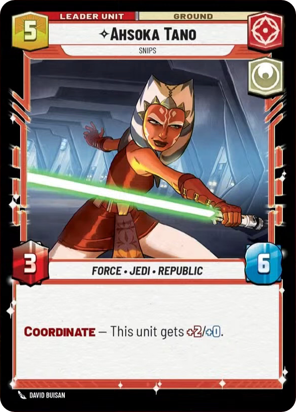 Ahsoka Tano card image.