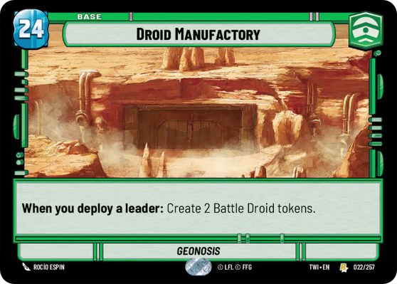 Droid Manufactory card image.