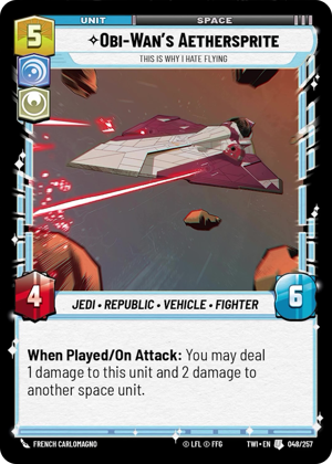 Obi-Wan's Aethersprite card image.