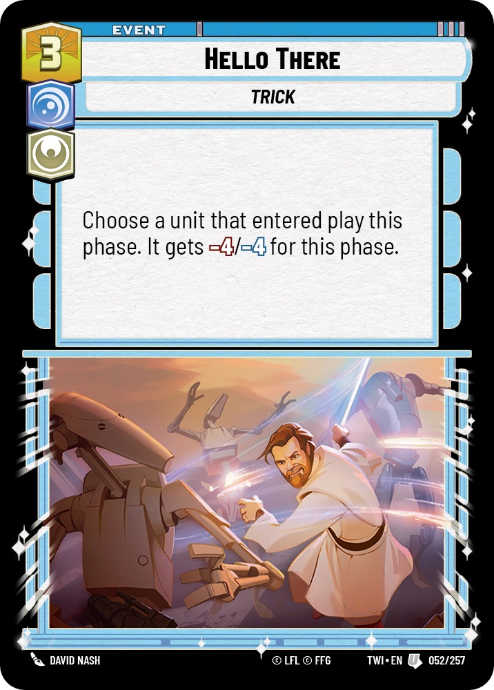 Hello There card image.