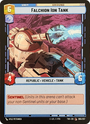 Falchion Ion Tank card image.