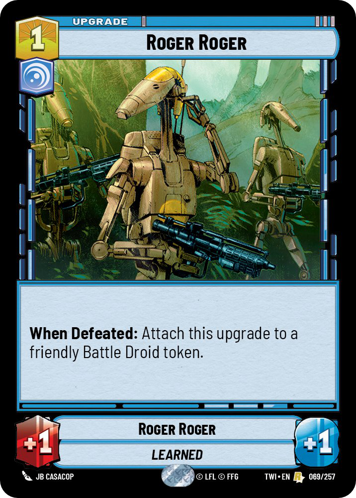 Roger Roger card image.