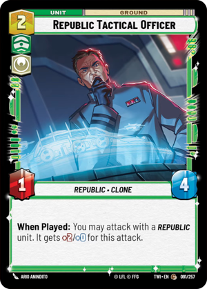 Republic Tactical Officer card image.