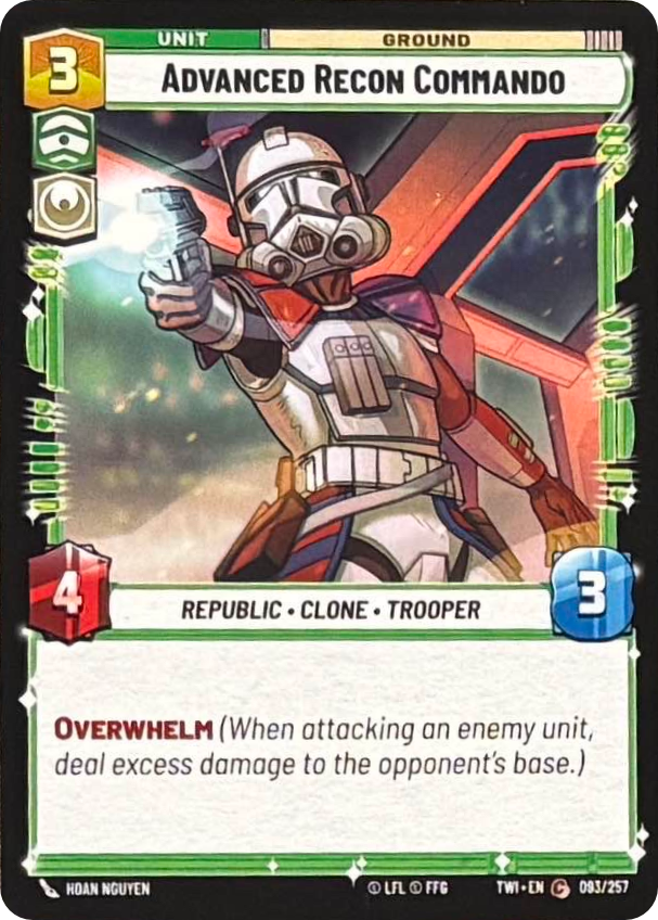 Advanced Recon Commando card image.