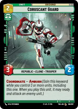 Coruscant Guard card image.