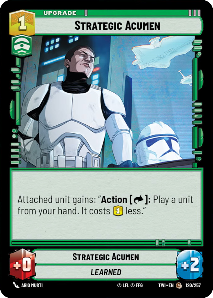 Strategic Acumen card image.