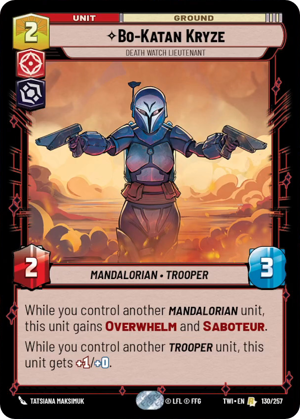 Bo-Katan Kryze card image.