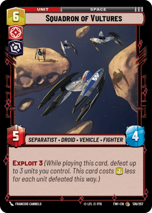 Squadron of Vultures card image.