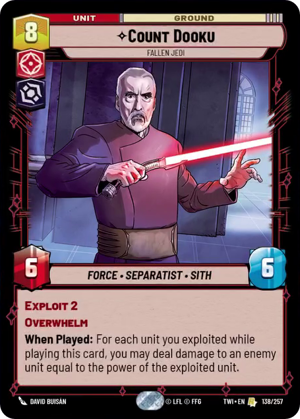 Count Dooku card image.