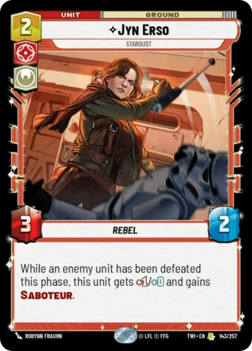 Jyn Erso card image.