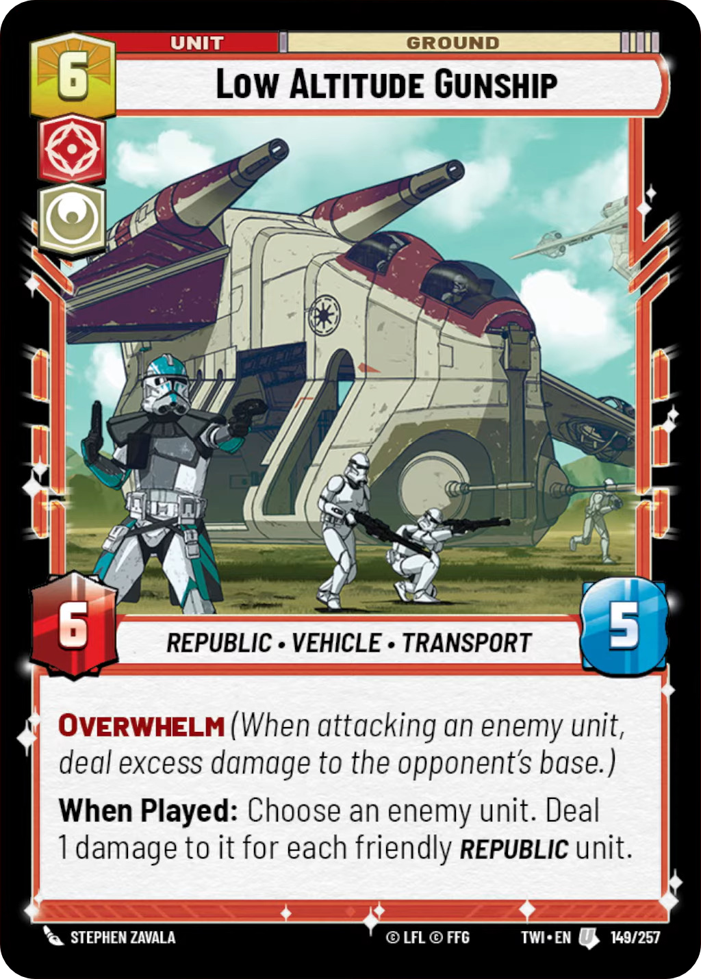 Low Altitude Gunship card image.