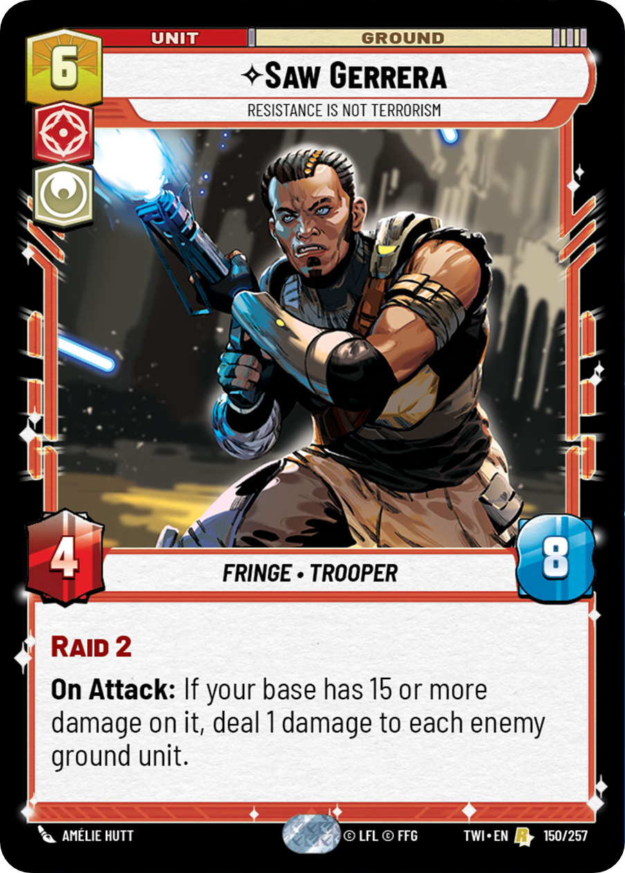 Saw Gerrera card image.