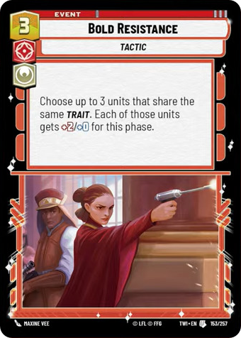 Bold Resistance card image.