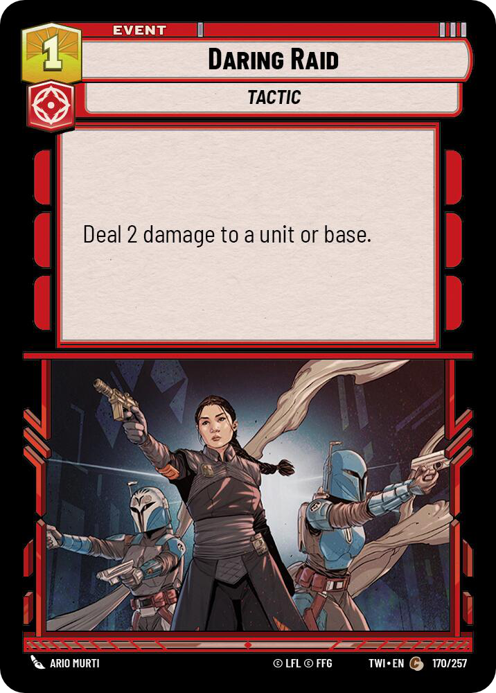 Daring Raid card image.