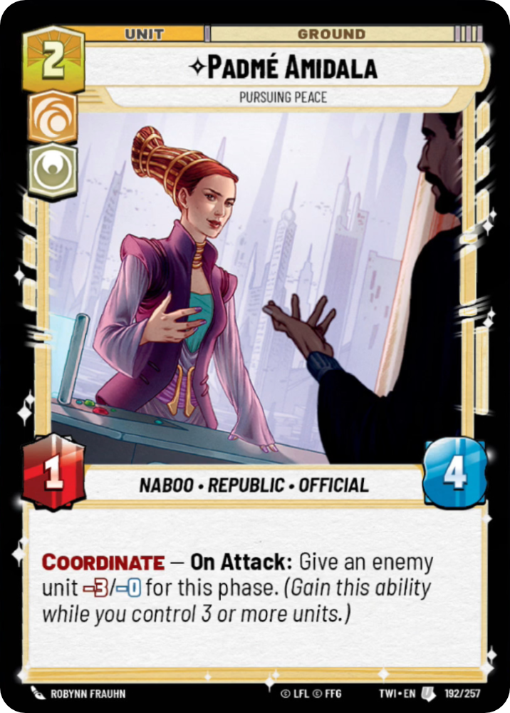 Padmé Amidala card image.