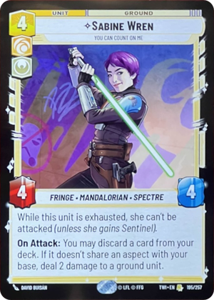 Sabine Wren card image.