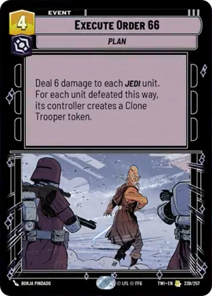 Execute Order 66 card image.