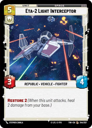 Eta-2 Light Interceptor card image.