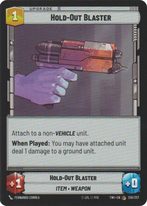 Hold-Out Blaster card image.