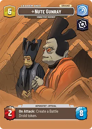 Nute Gunray card image.