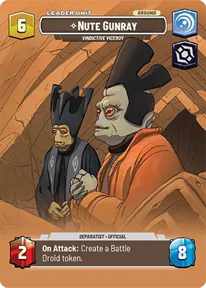 Nute Gunray card image.