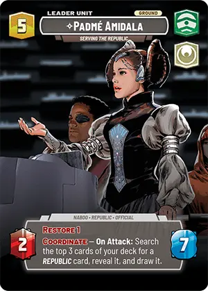 Padmé Amidala card image.