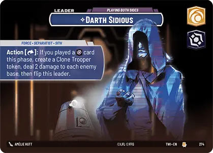 Chancellor Palpatine card image.