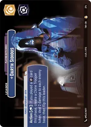 Chancellor Palpatine // Darth Sidious card image.