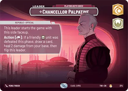 Chancellor Palpatine card image.