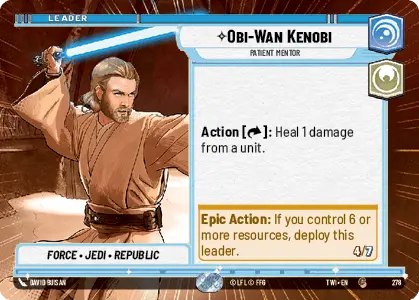 Obi-Wan Kenobi card image.