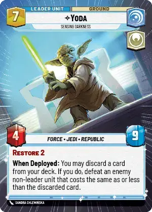 Yoda card image.