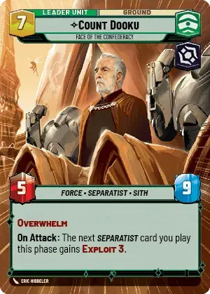 Count Dooku card image.