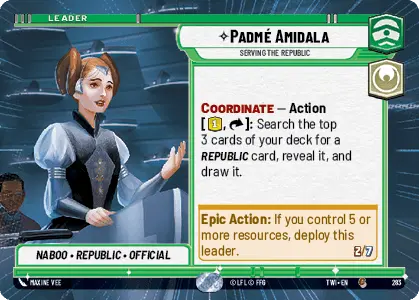 Padmé Amidala card image.