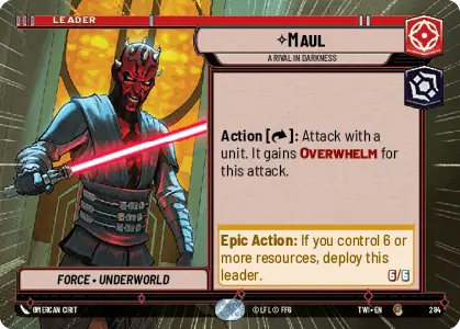 Maul card image.