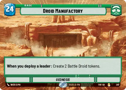 Droid Manufactory card image.