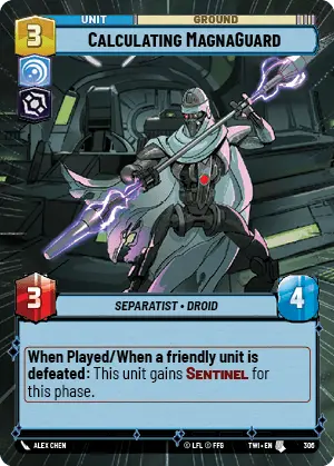 Calculating MagnaGuard card image.