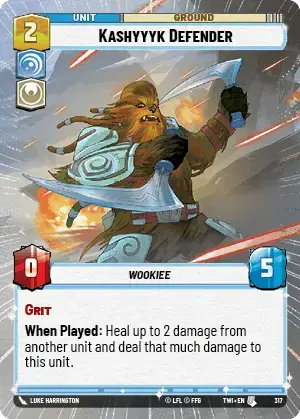 Kashyyyk Defender card image.