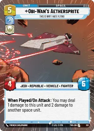 Obi-Wan's Aethersprite card image.