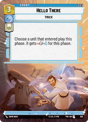 Hello There card image.