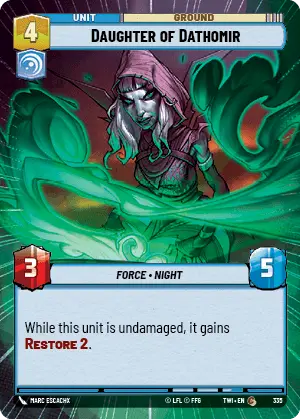 Daughter of Dathomir card image.