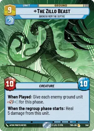 The Zillo Beast card image.