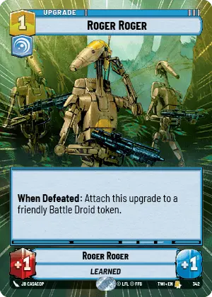 Roger Roger card image.