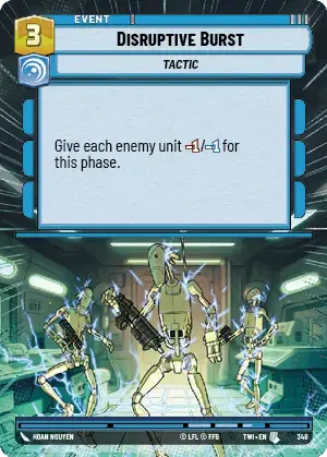 Disruptive Burst card image.