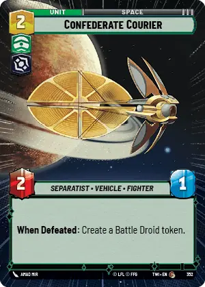 Confederate Courier card image.