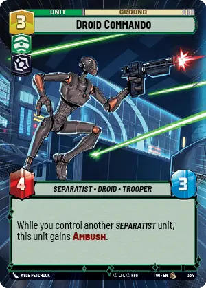 Droid Commando card image.