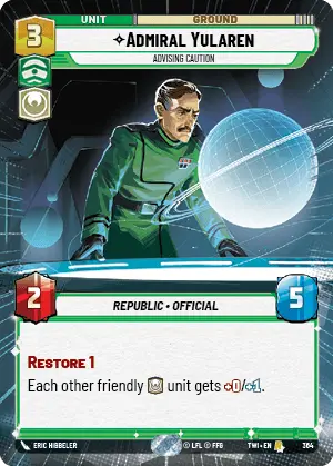 Admiral Yularen card image.