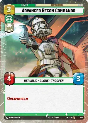 Advanced Recon Commando card image.