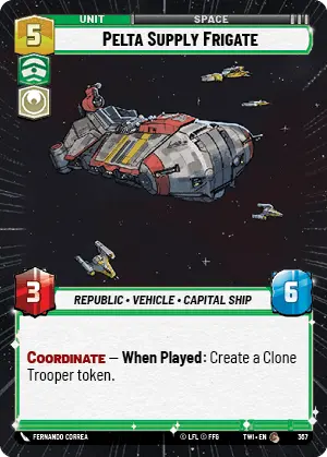 Pelta Supply Frigate card image.