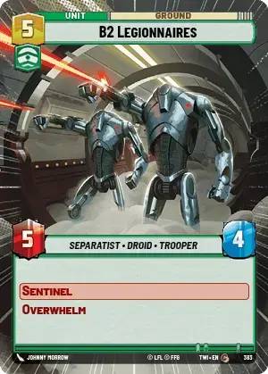 B2 Legionnaires card image.